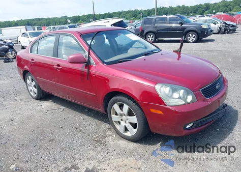 2008 Kia Optima Lx V6 из США, поврежденный, VIN KNAGE124485222316